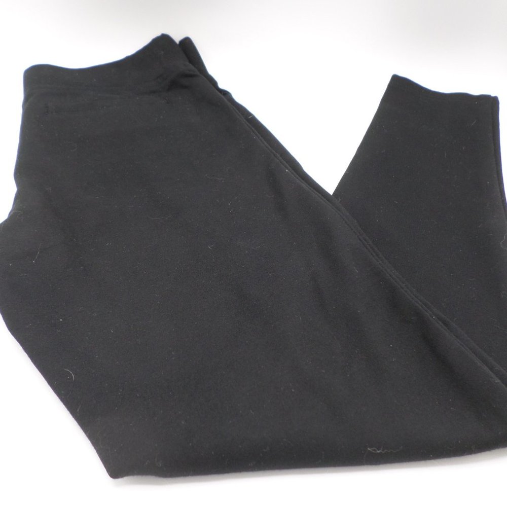 Willow & Clay Black Leggins Zippered Front Pockets Size S